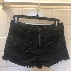 AEO vintage hi-rise festival shorts